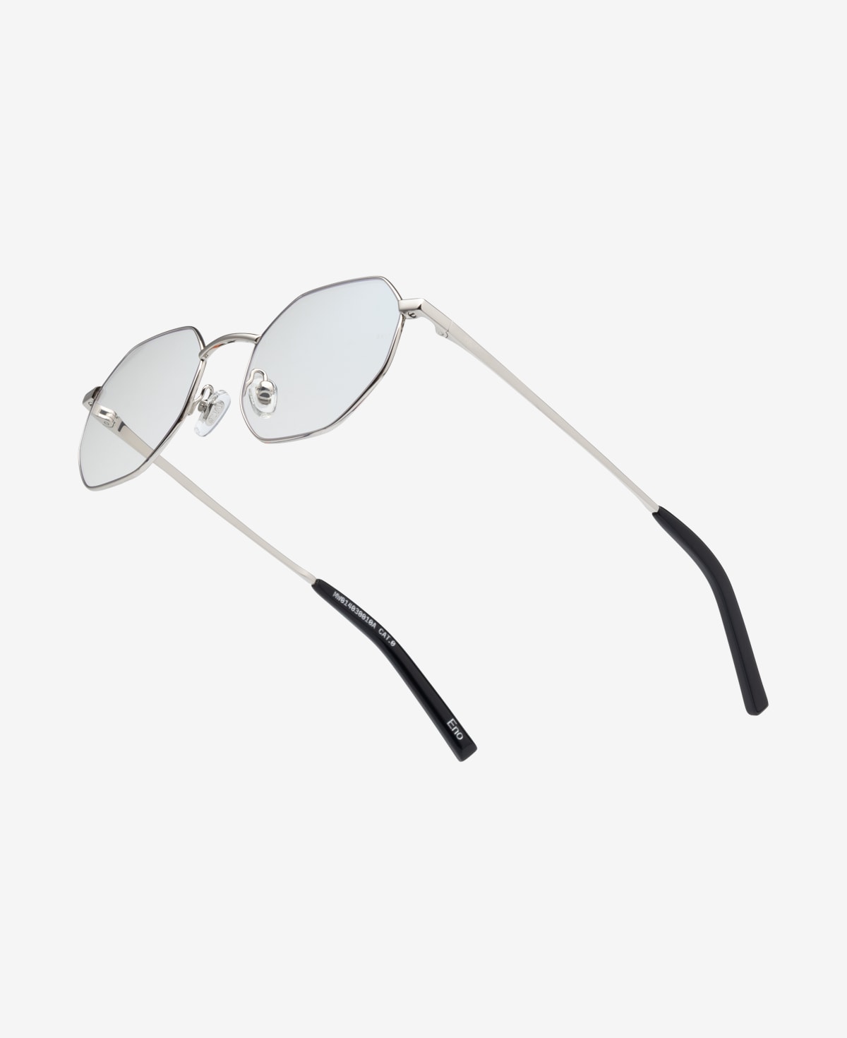 messyweekend-eno-sonnenbrille-shiny-silver-clear image 4