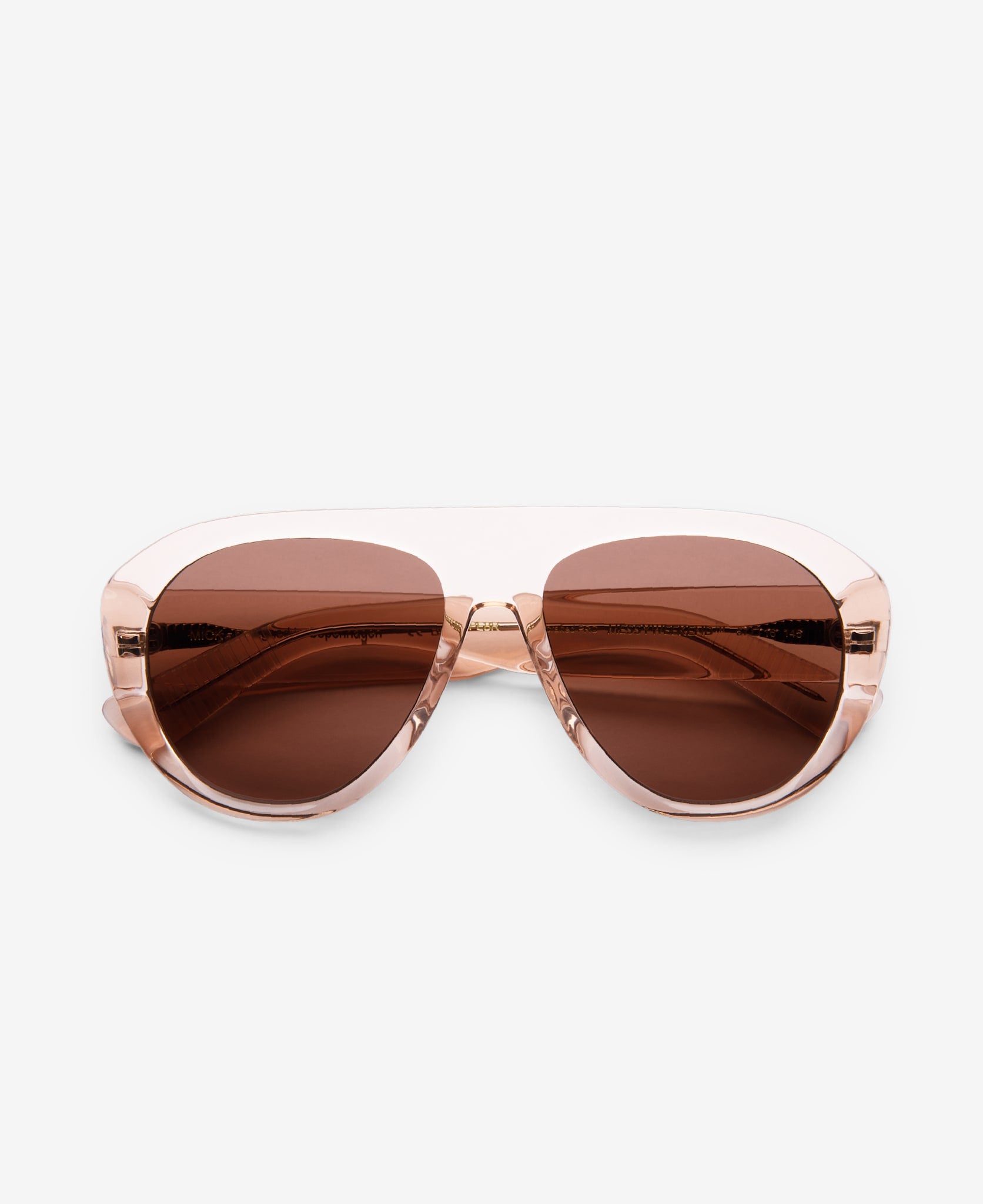 messyweekend-mick-sonnenbrille-peach-brown-oversized-aviator-acetat image 2