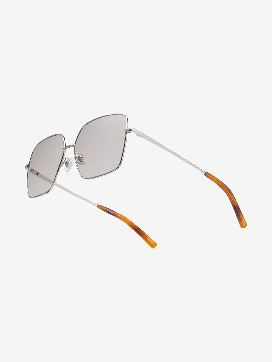 messyweekend-arel-sonnenbrille-shiny-silver-soft-brown image 4