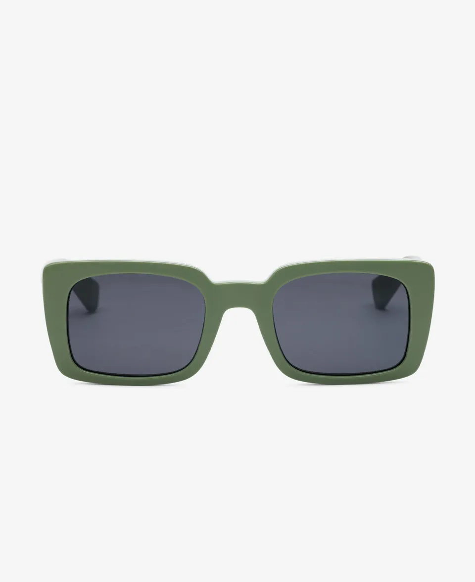 messyweekend-anna-sonnenbrille-sage-grey-rechteckig-oversized image 1