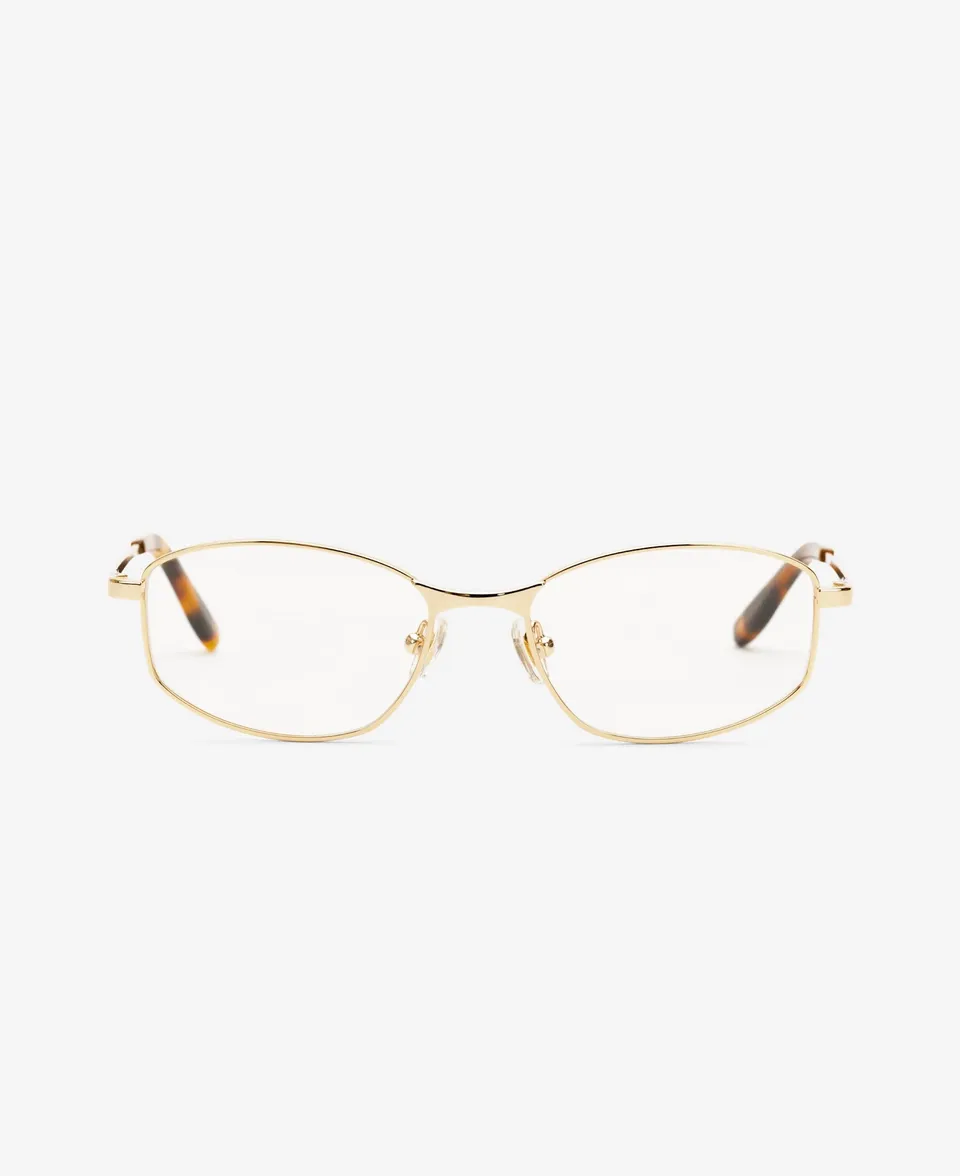 messyweekend-lexie-optics-blaulichtbrille-gold-clear image 1