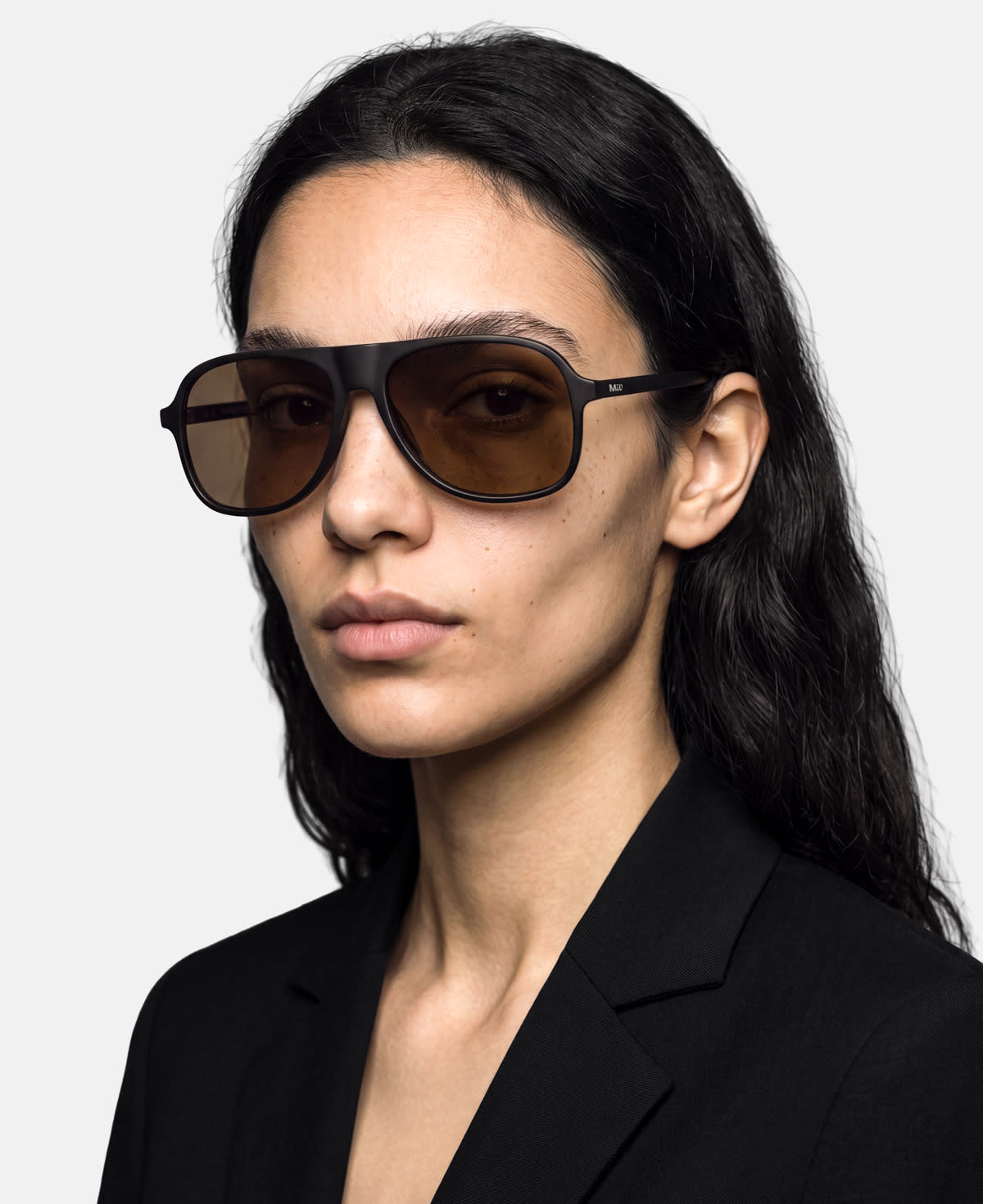 messyweekend-sumi-black-deep-brown-gradient-piloten-sonnenbrille image 3