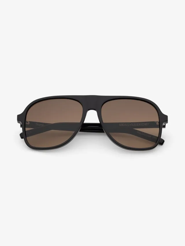 messyweekend-sumi-black-deep-brown-gradient-piloten-sonnenbrille image 1