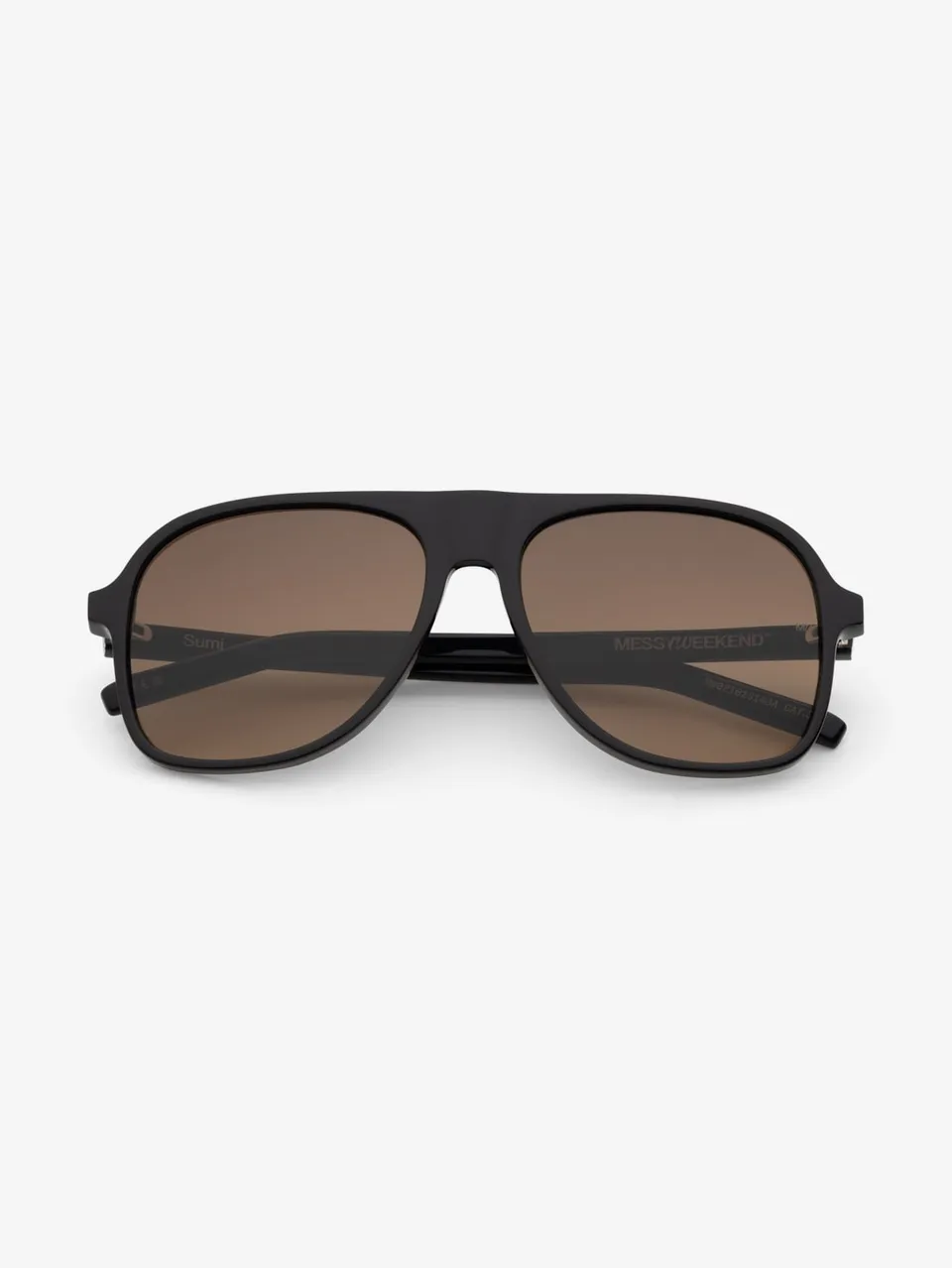 messyweekend-sumi-black-deep-brown-gradient-piloten-sonnenbrille image 1