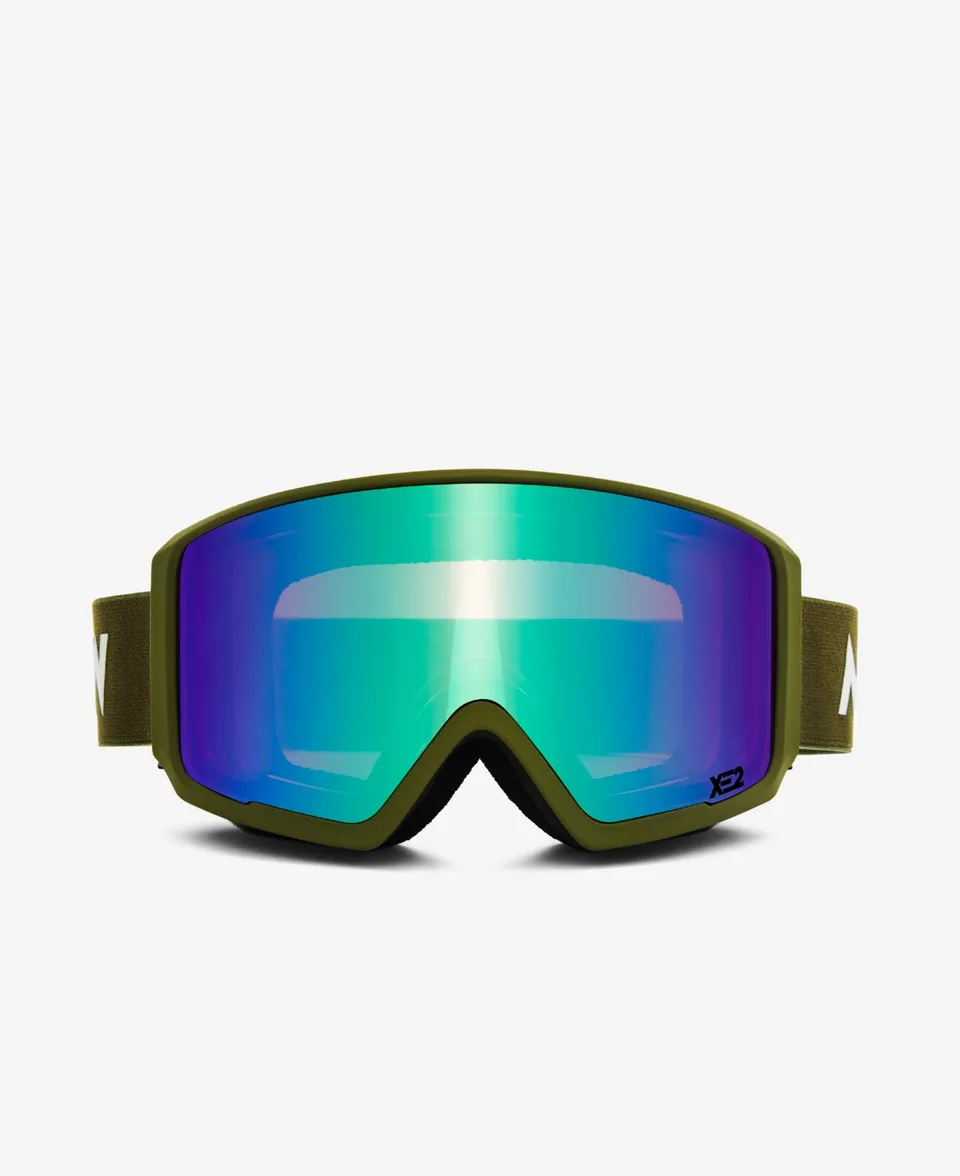 messyweekend-flip-xe2-skibrille-army-green-mirrored image 1