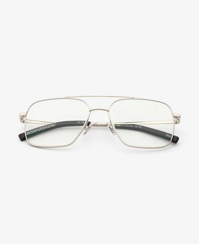 messyweekend-veo-sonnenbrille-shiny-silver-clear image 1