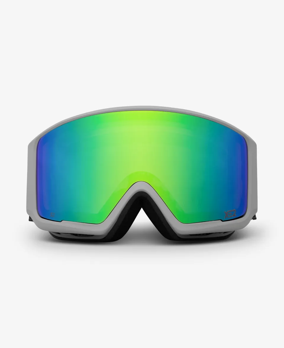 messyweekend-flip-xe2-skibrille-light-grey-green-mirrored image 1