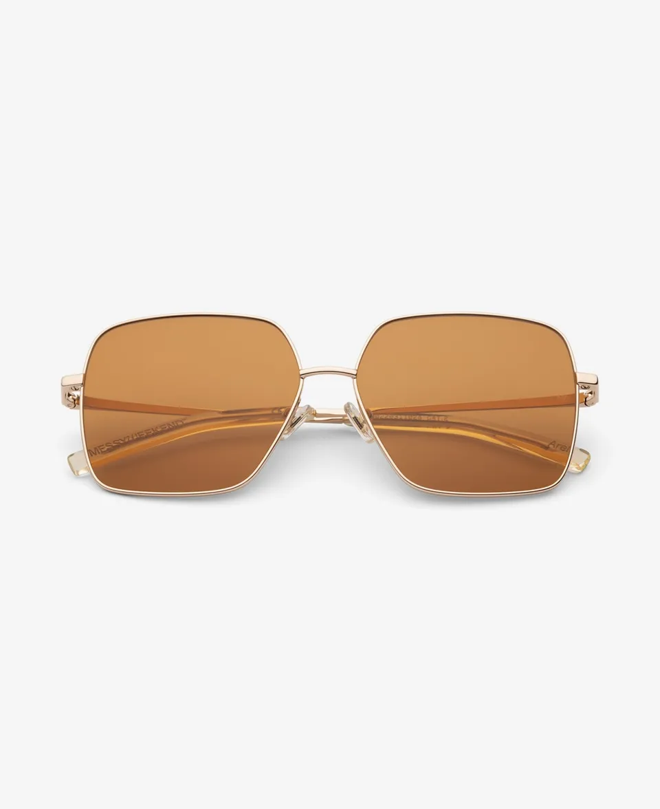 messyweekend-arel-sonnenbrille-shiny-gold-rich-orange image 1