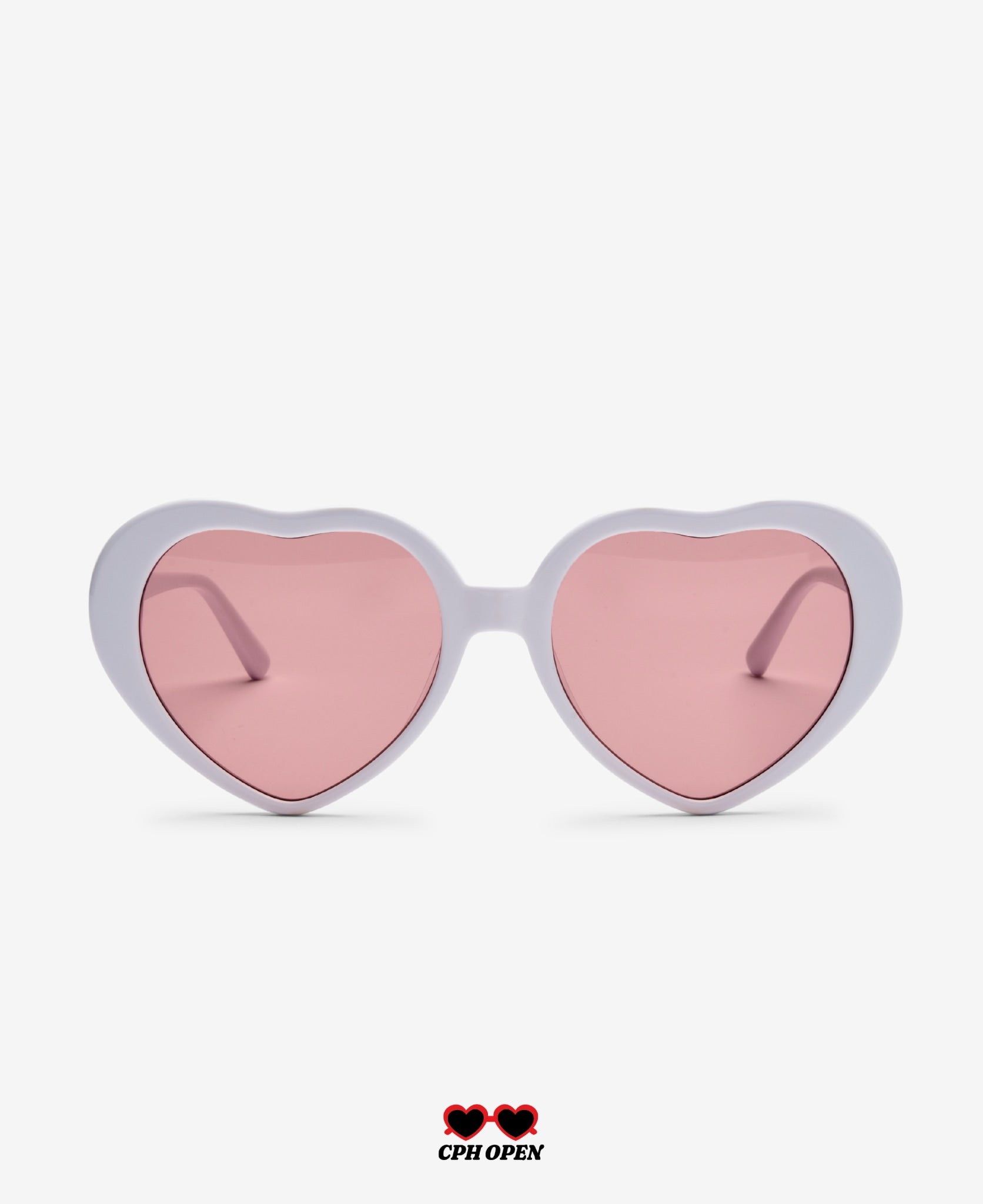 messyweekend-cph-open-sonnenbrille-white-solid-herzform image 1