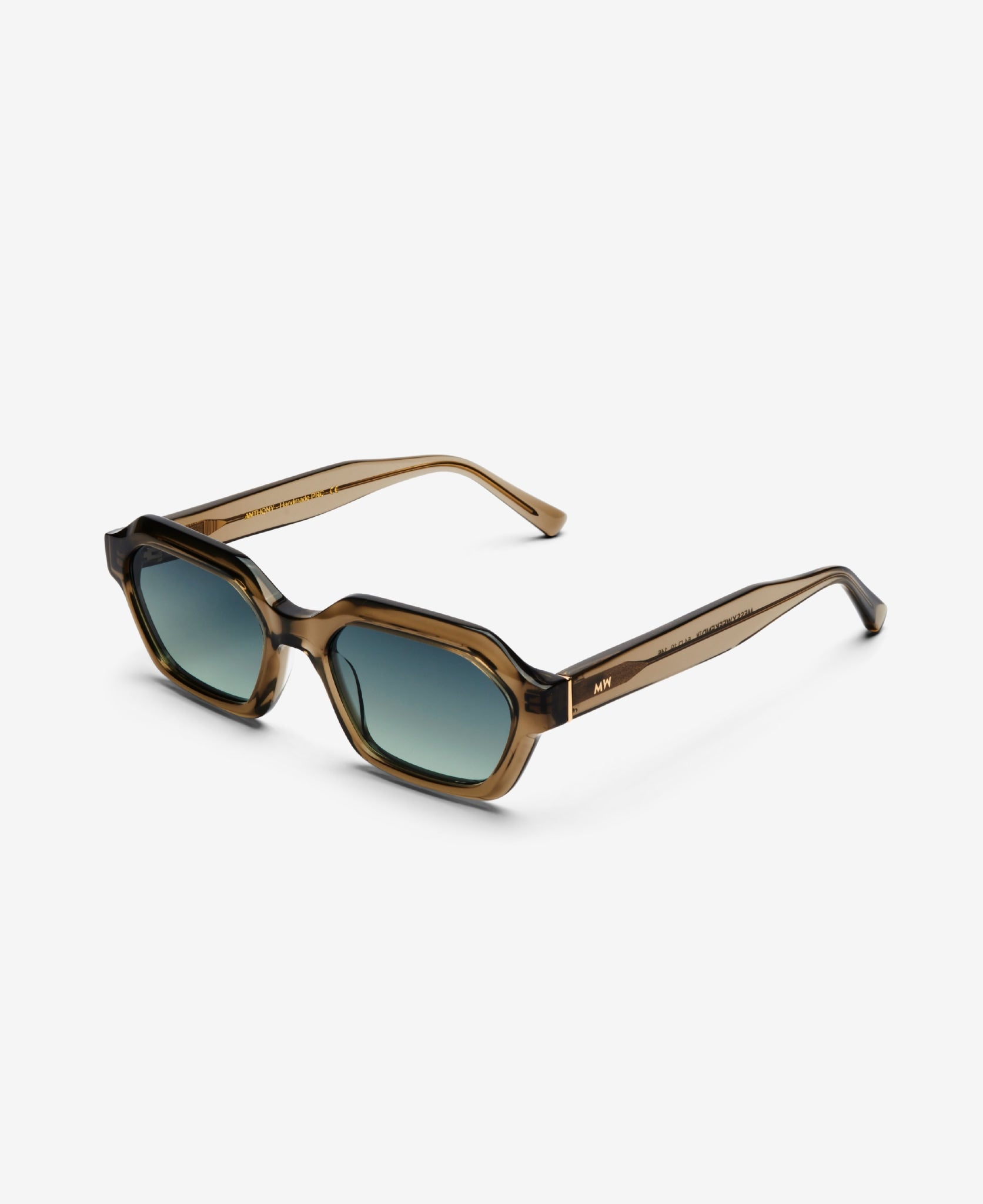 messyweekend-anthony-sonnenbrille-bottle-green-eckiges-acetat image 2