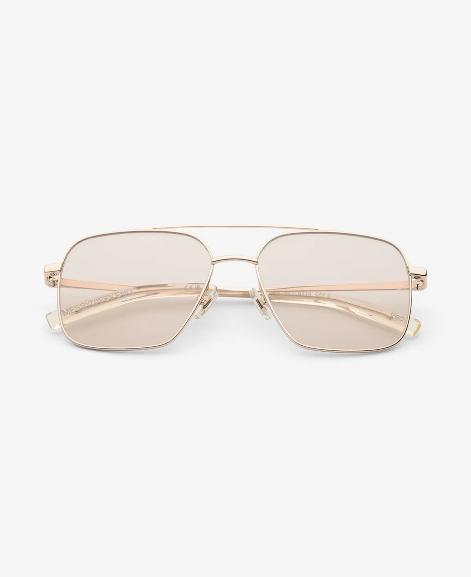 messyweekend-veo-aviator-sonnenbrille-shiny-gold-soft-brown image 1