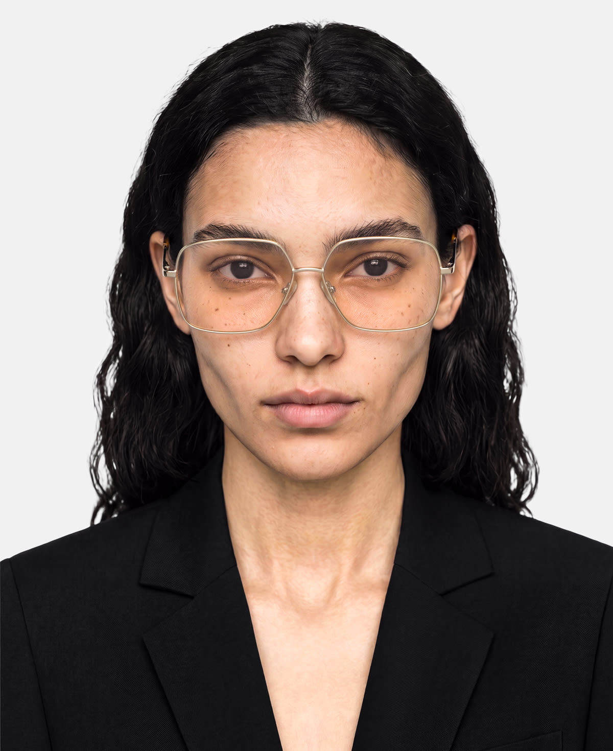 messyweekend-arel-sonnenbrille-shiny-silver-soft-brown image 2