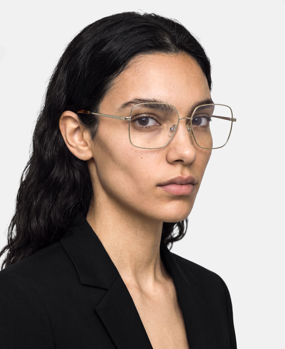 messyweekend-arel-premium-brille-shiny-silver-clear image 3
