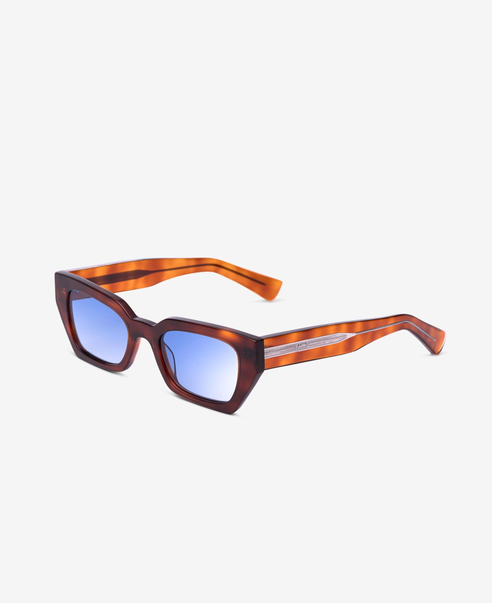 messyweekend-luna-sonnenbrille-havana-transparent-gradient-blue image 2