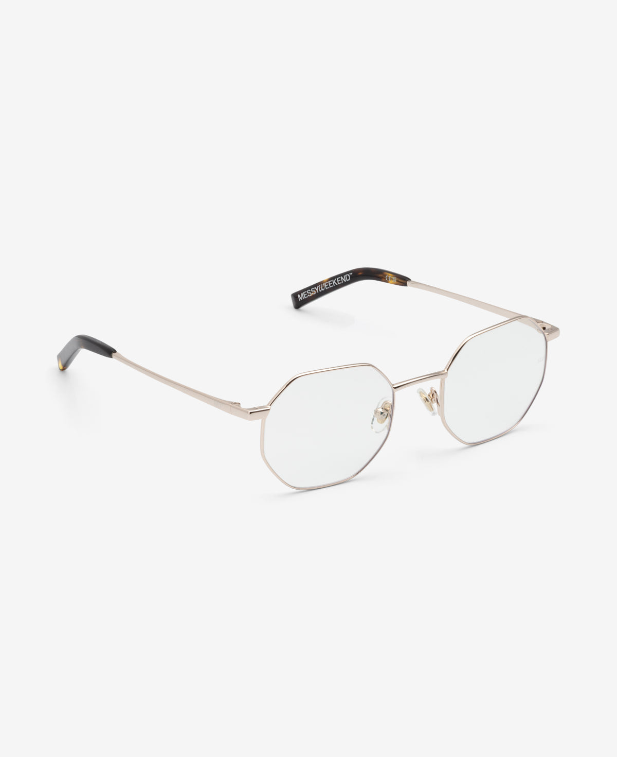 messyweekend-eno-brille-shiny-gold-clear image 5