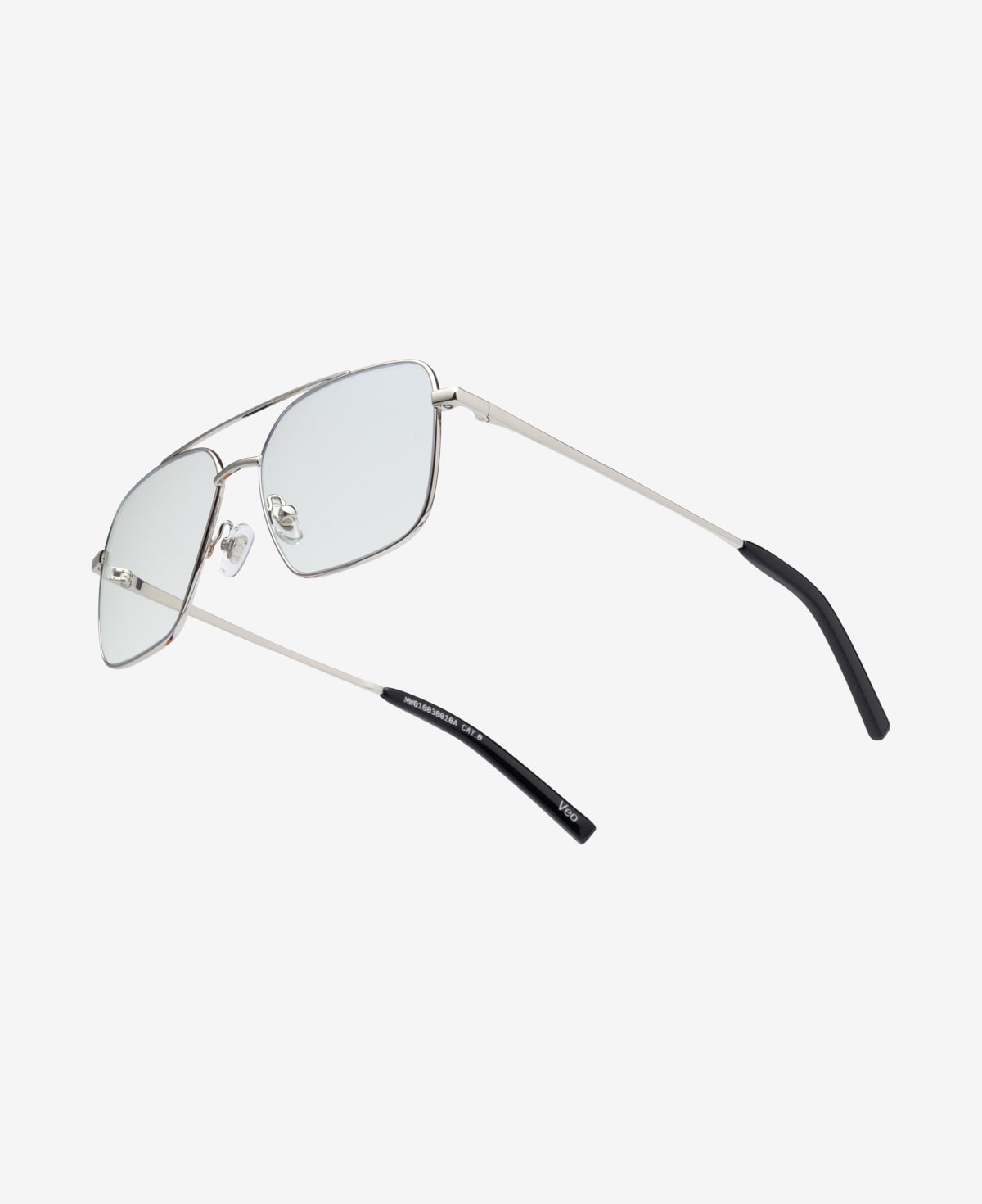 messyweekend-veo-sonnenbrille-shiny-silver-clear image 4