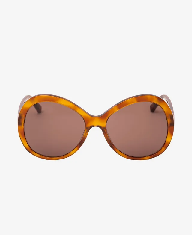 messyweekend-olivia-sonnenbrille-havana-brown-rund-oversize image 1