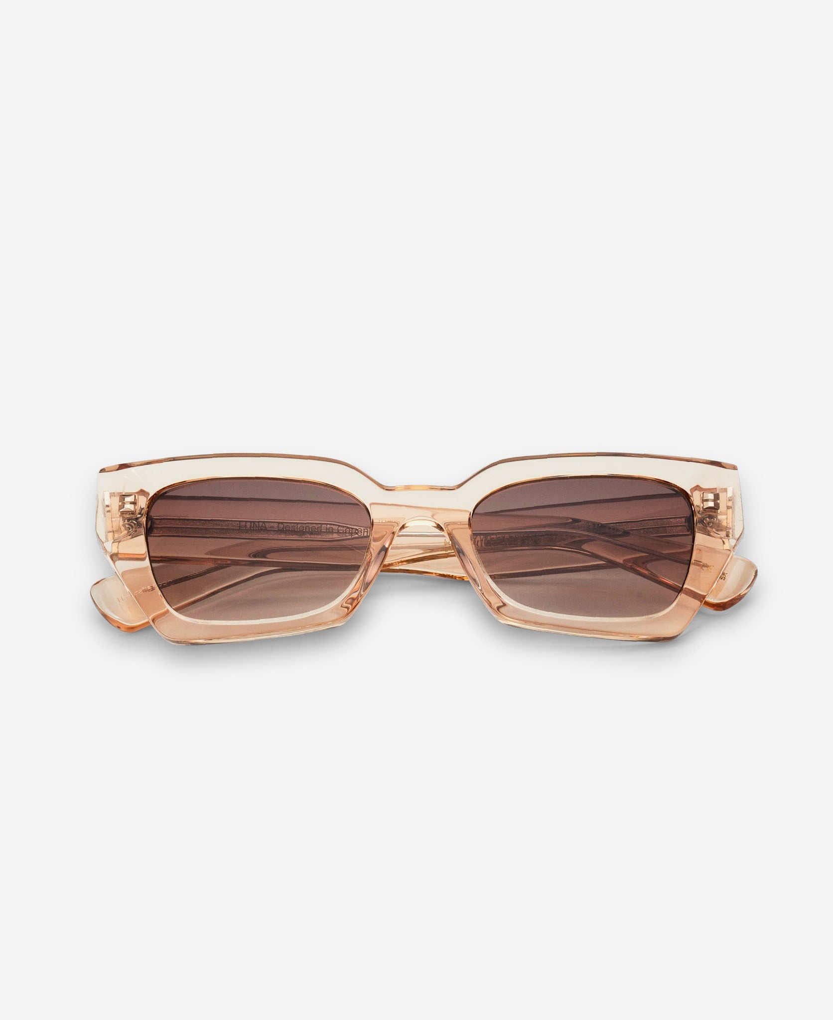 messyweekend-luna-sonnenbrille-champagne-gradient-brown-eckig image 4
