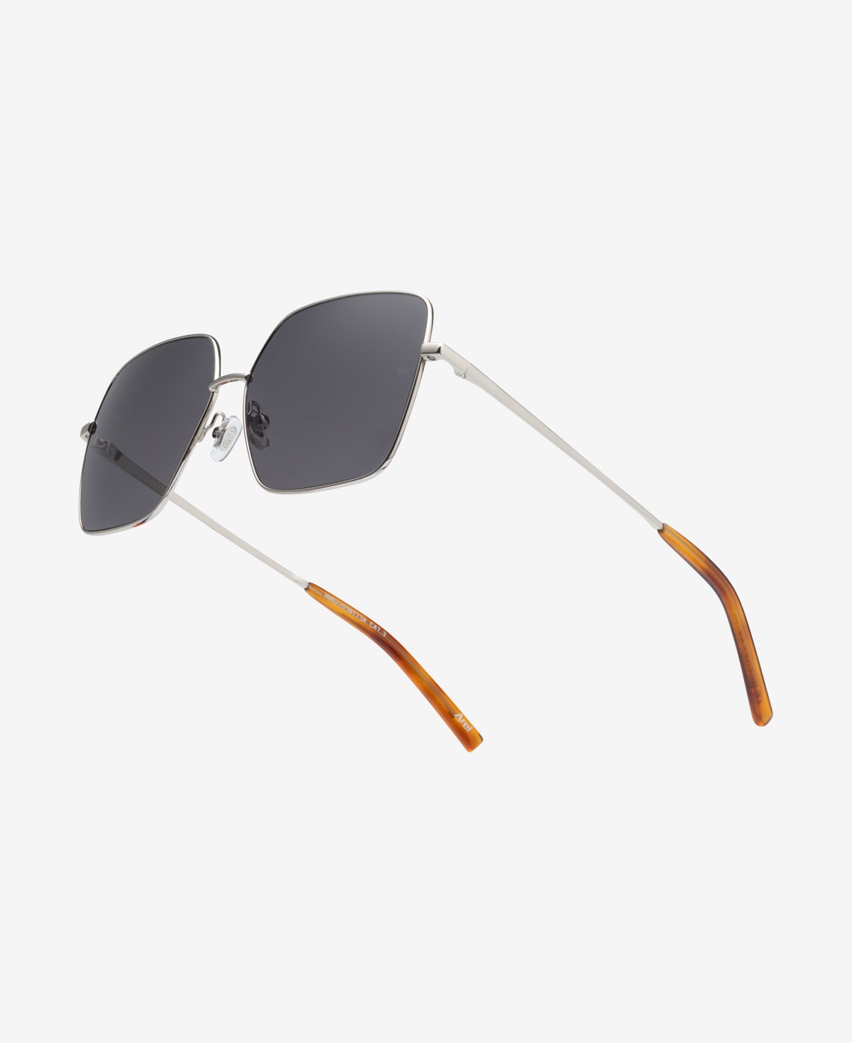 messyweekend-arel-shiny-silver-deep-grey-navigator-sonnenbrille image 4