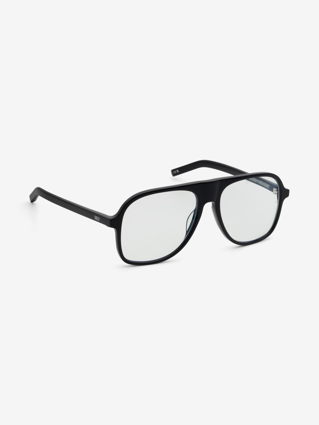 messyweekend-sumi-pilotenbrille-black-clear image 5