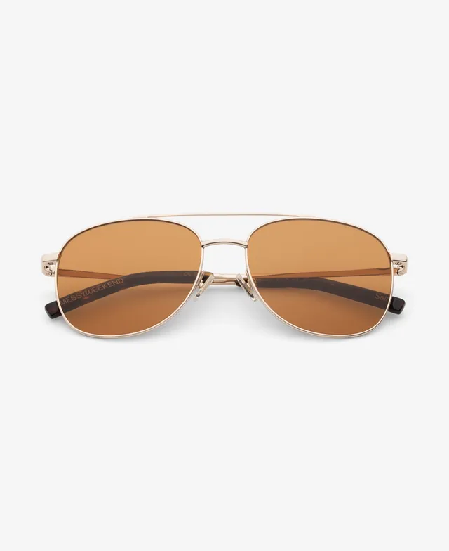 messyweekend-sain-aviator-sonnenbrille-shiny-gold-rich-orange image 1