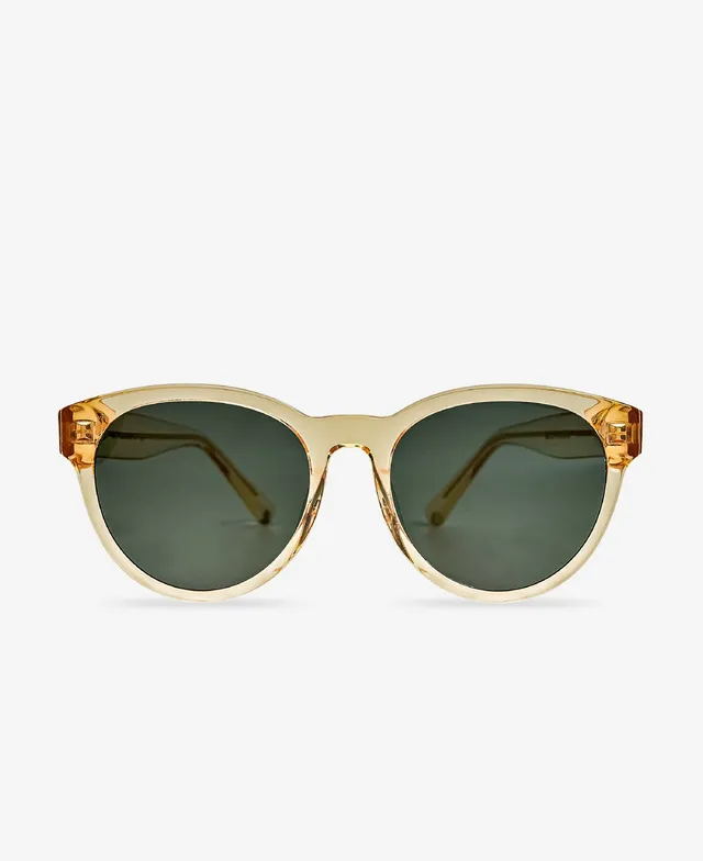 messyweekend-rita-sonnenbrille-champagne-green-rund-oversized image 1