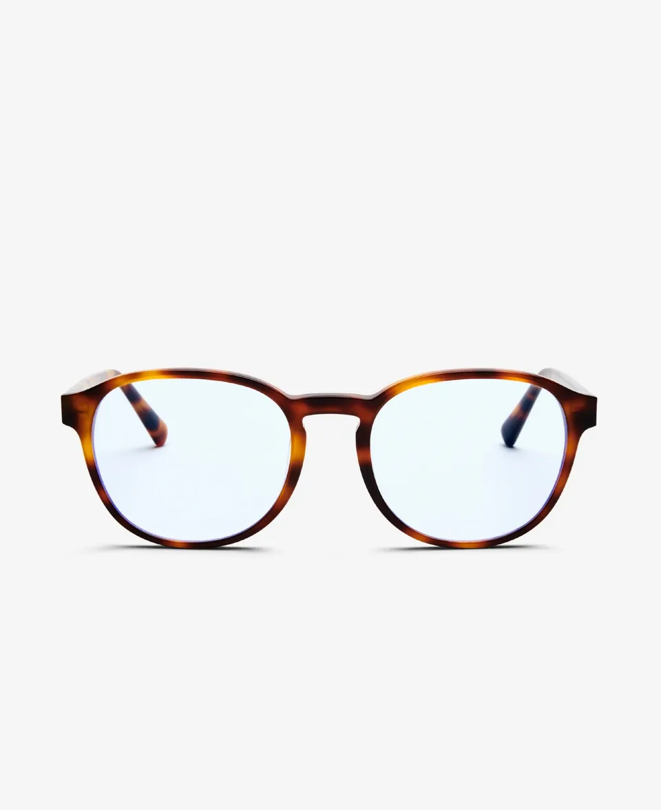 messyweekend-ryan-blaulichtbrille-tortoise-clear-leicht-eckig image 1