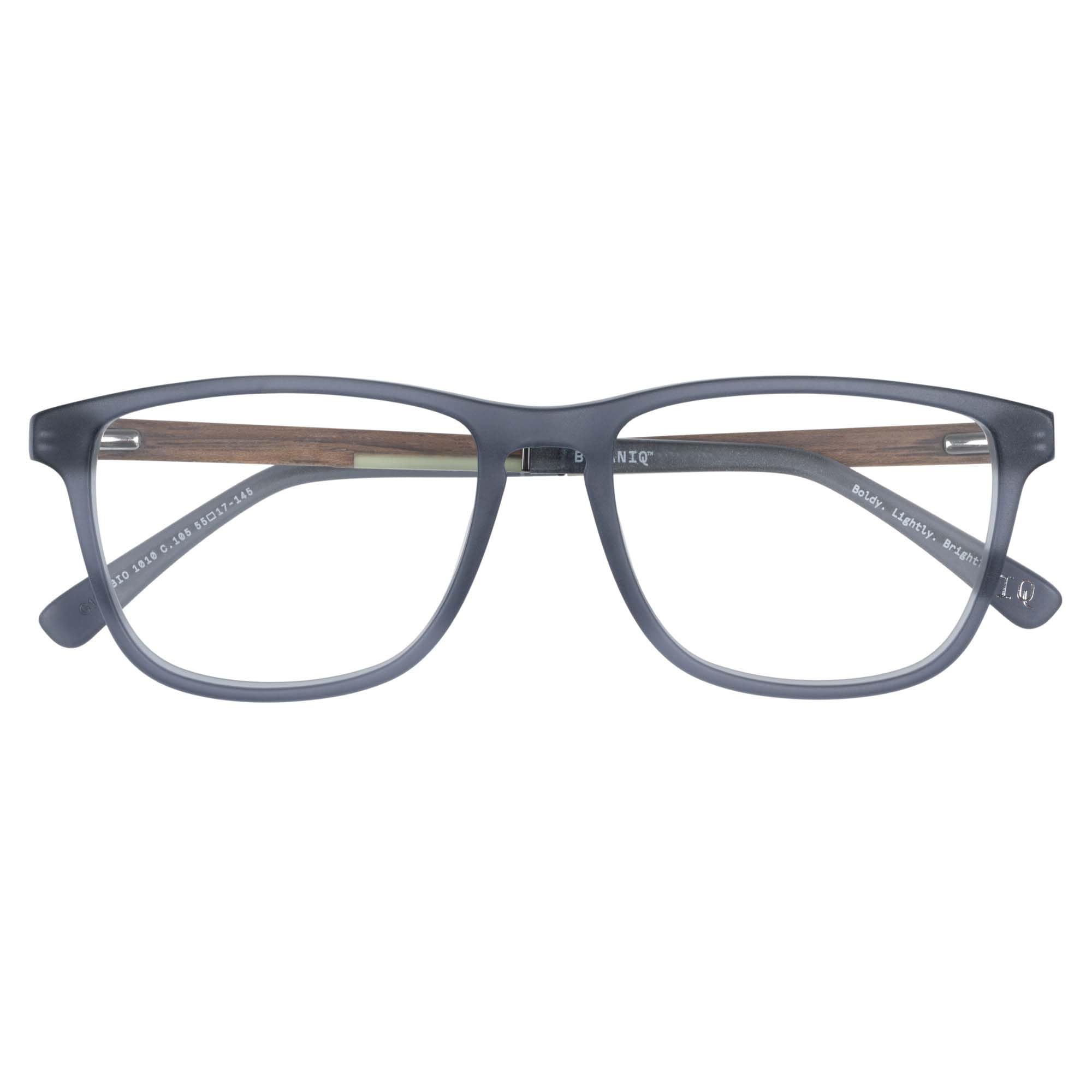 botaniq-brille-mit-sehst-rke-f-r-herren-rechteckig-acetat-schwarz-holz image 2