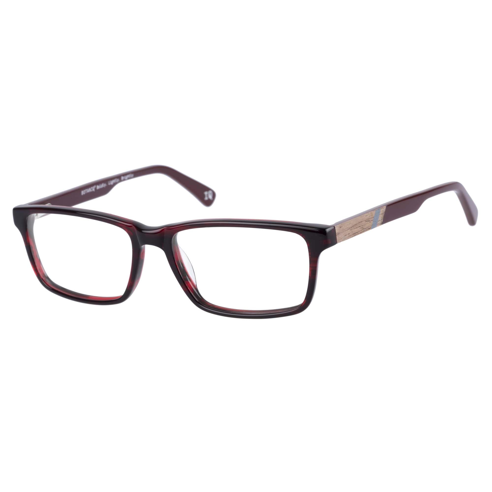 botaniq-brille-mit-sehst-rke-f-r-herren-rechteckig-acetat-matte-schwarz-holz-gre image 7