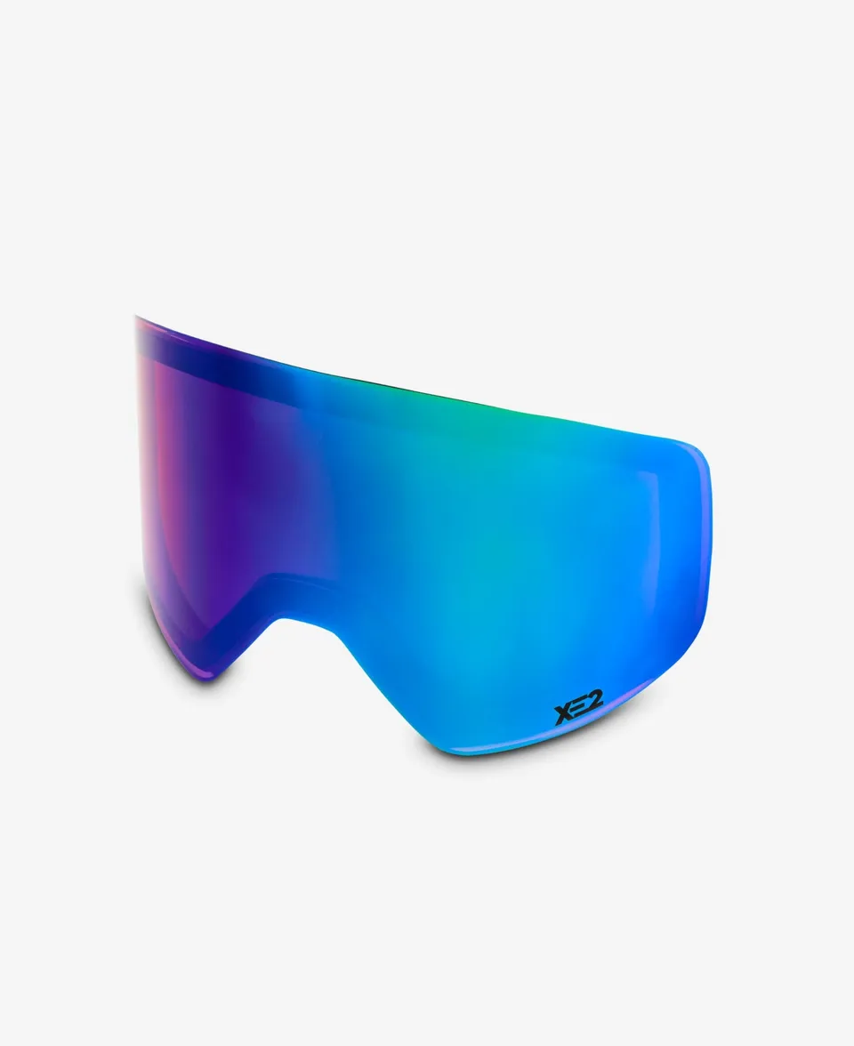 messyweekend-xe2-wechselglas-green-mirrored-f-r-schneebrille image 1