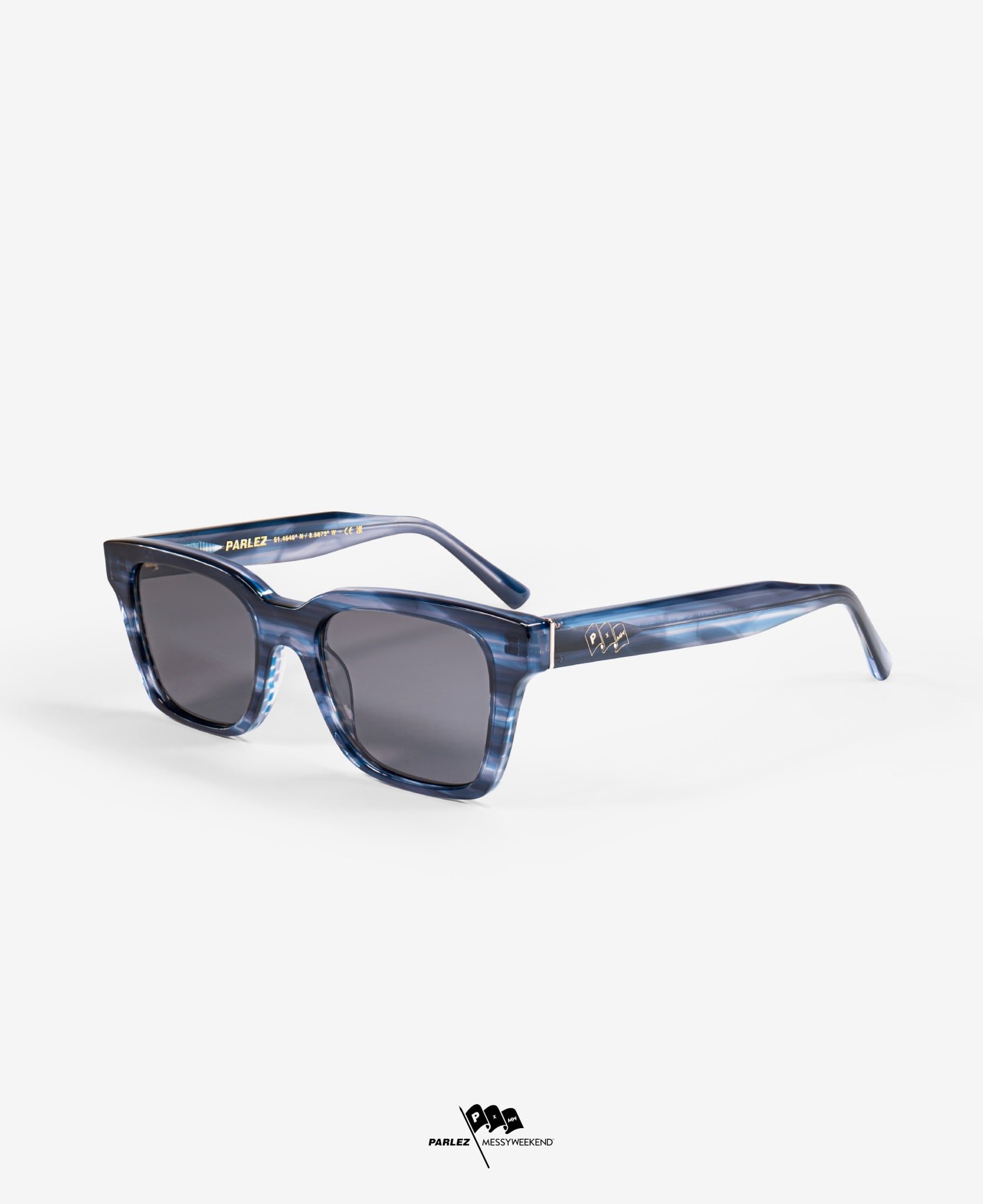 messyweekend-parlez-x-mw-sonnenbrille-blue-havana-grey image 2