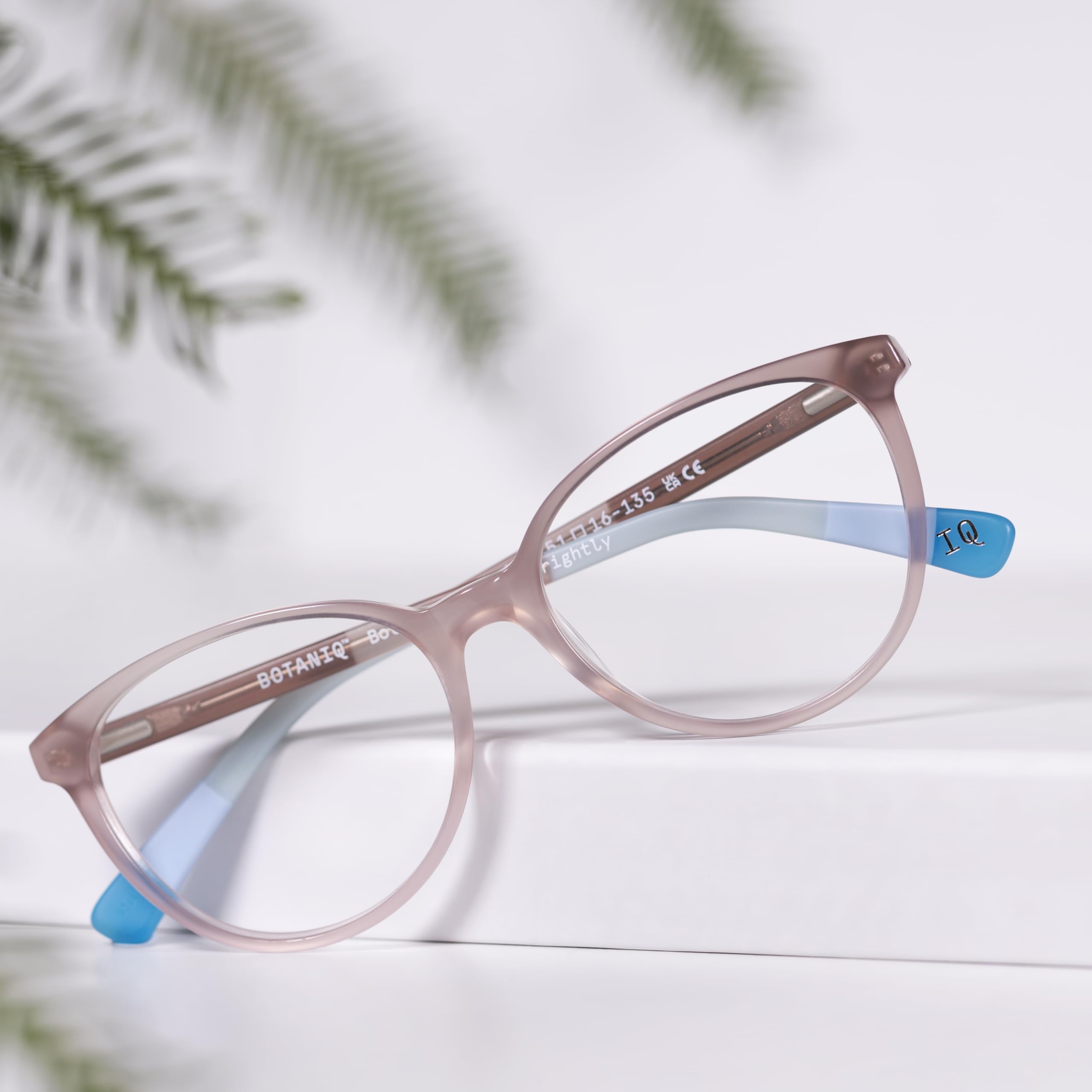 botaniq-brille-mit-sehst-rke-f-r-damen-rund-acetat-gloss-braun-mint image 4