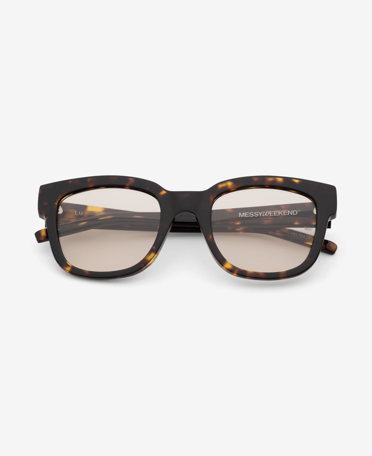 messyweekend-lu-sonnenbrille-eckig-dark-havana-soft-brown image 1