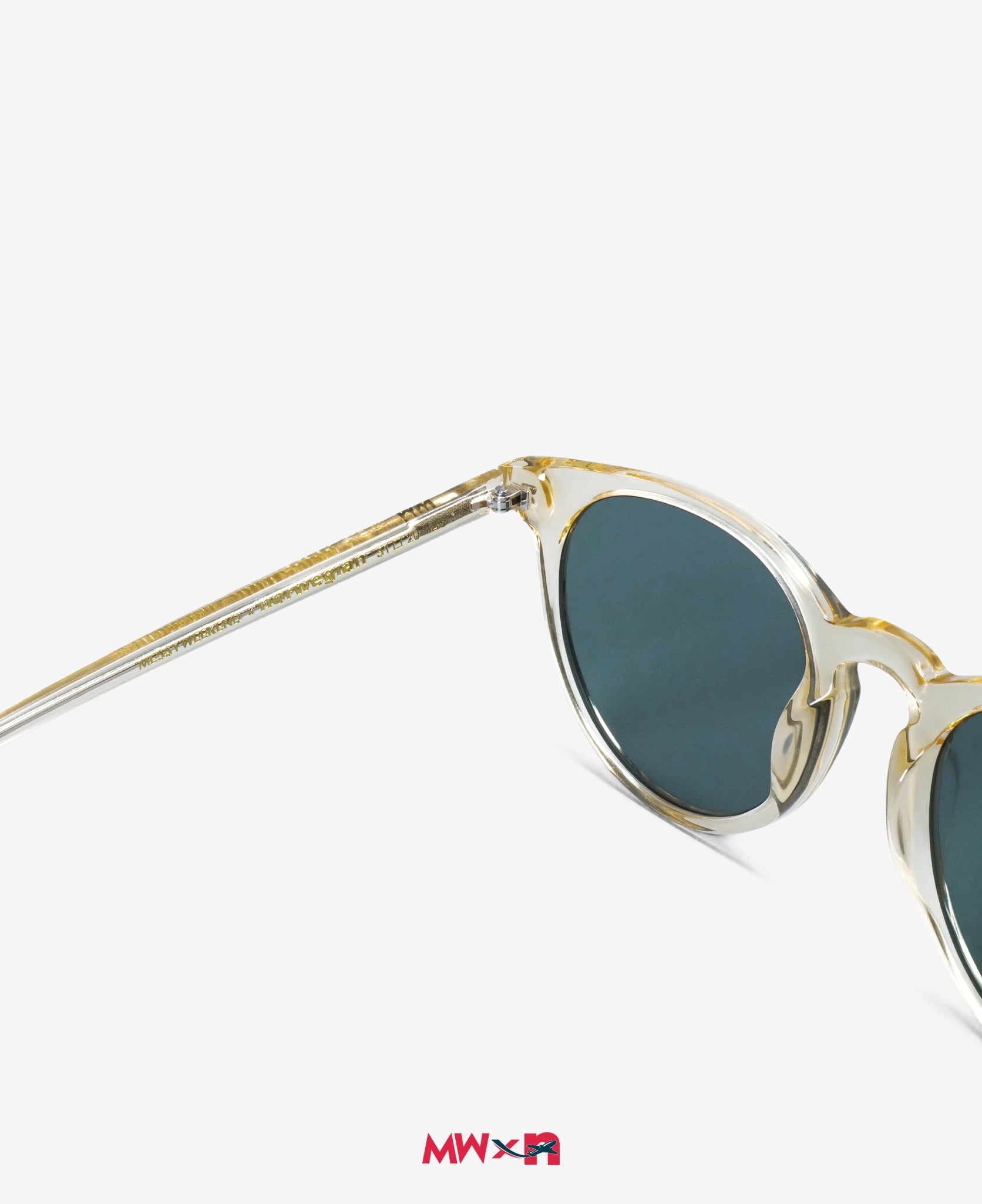 messyweekend-nd-by-norwegian-piloten-sonnenbrille-champagne-green image 3