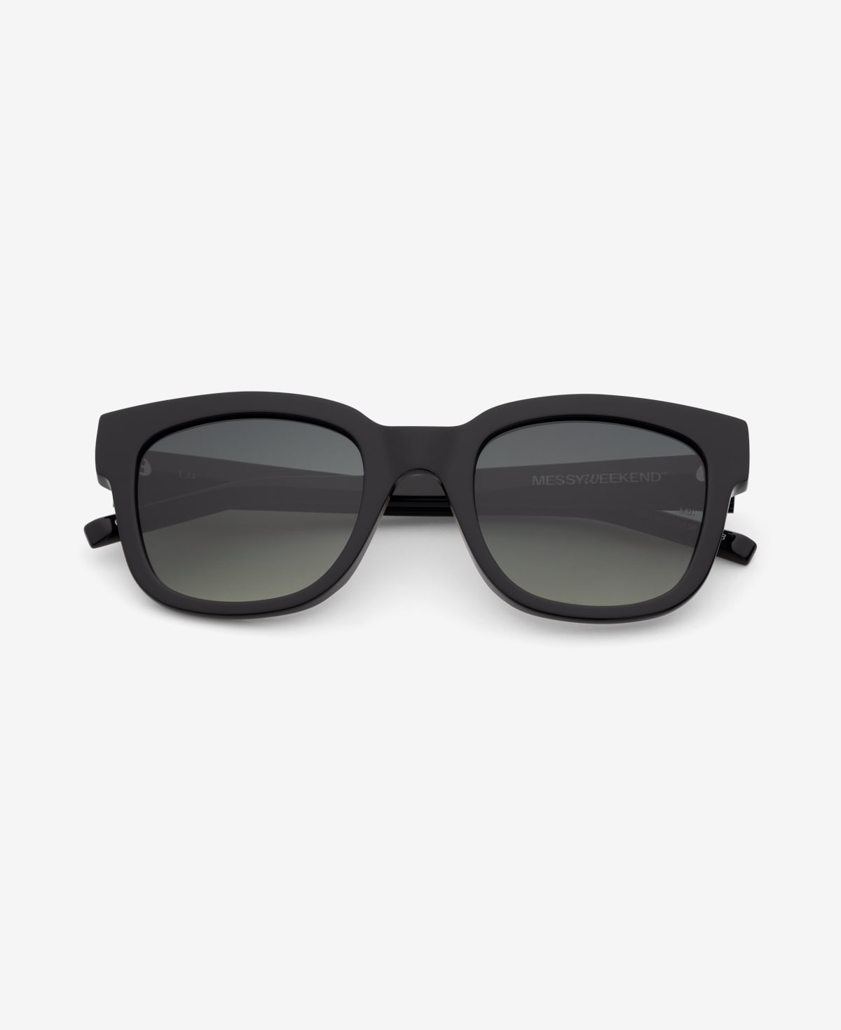 messyweekend-lu-sonnenbrille-black-deep-green-gradient image 1