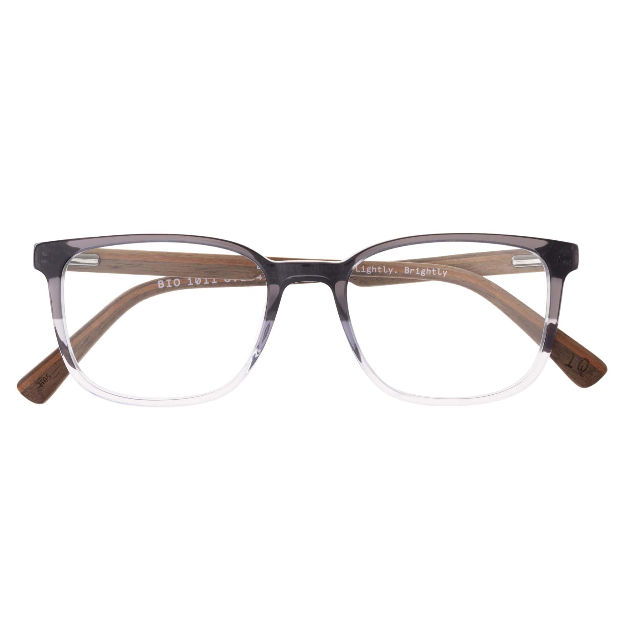botaniq-brille-mit-sehst-rke-f-r-herren-quadratisch-acetat-gl-nzend-schwarz-grey image 2