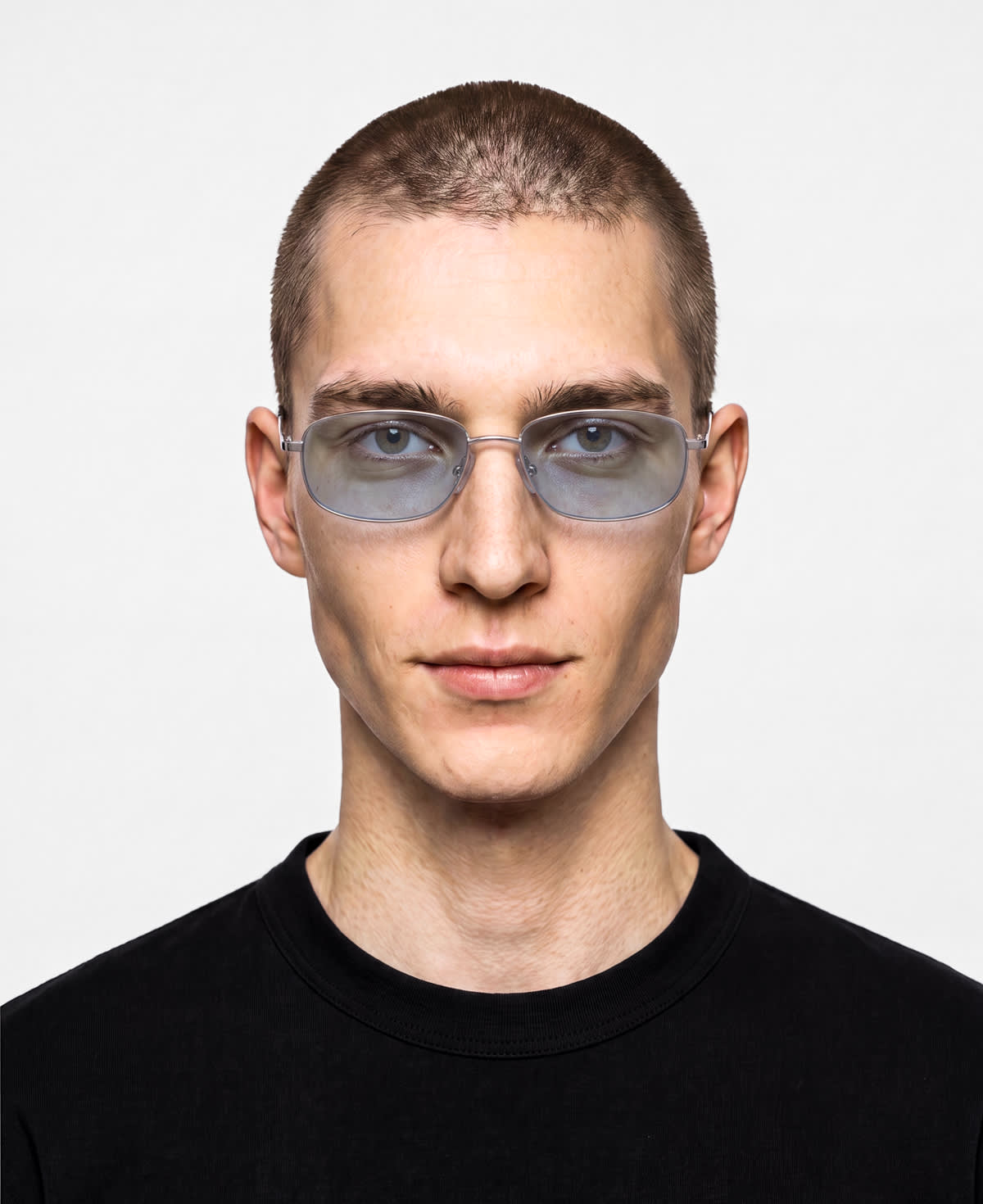 messyweekend-aven-brille-shiny-silver-soft-blue-rechteck-metall image 2