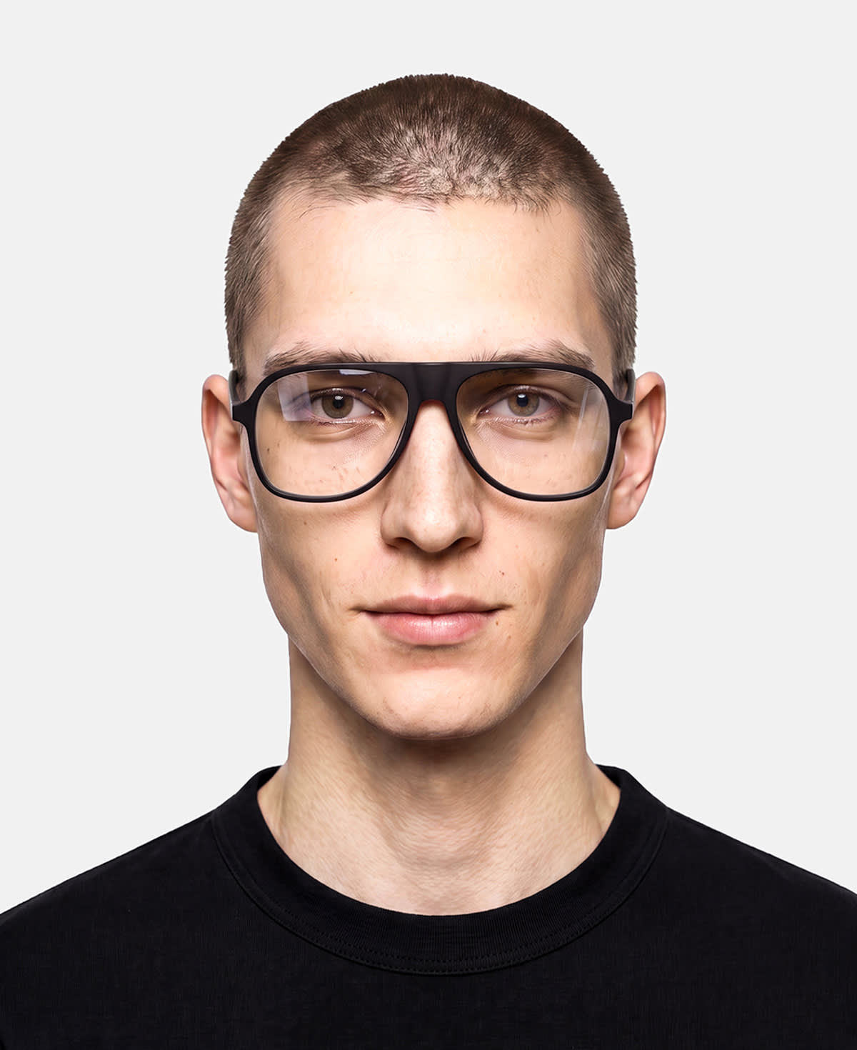 messyweekend-sumi-pilotenbrille-black-clear image 2