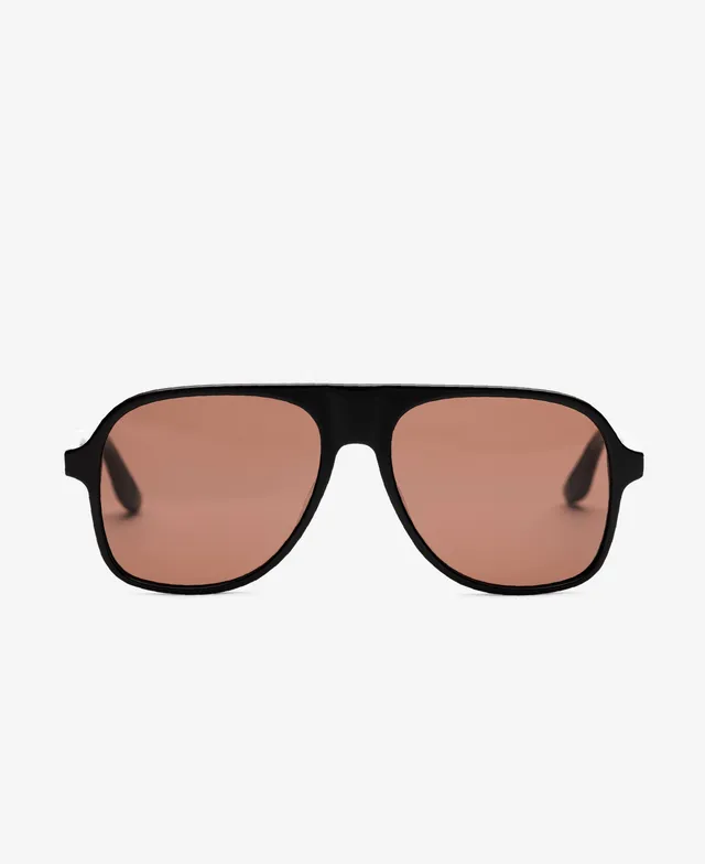 messyweekend-sonny-black-brown-sonnenbrille-aviator-oversize-premium image 1