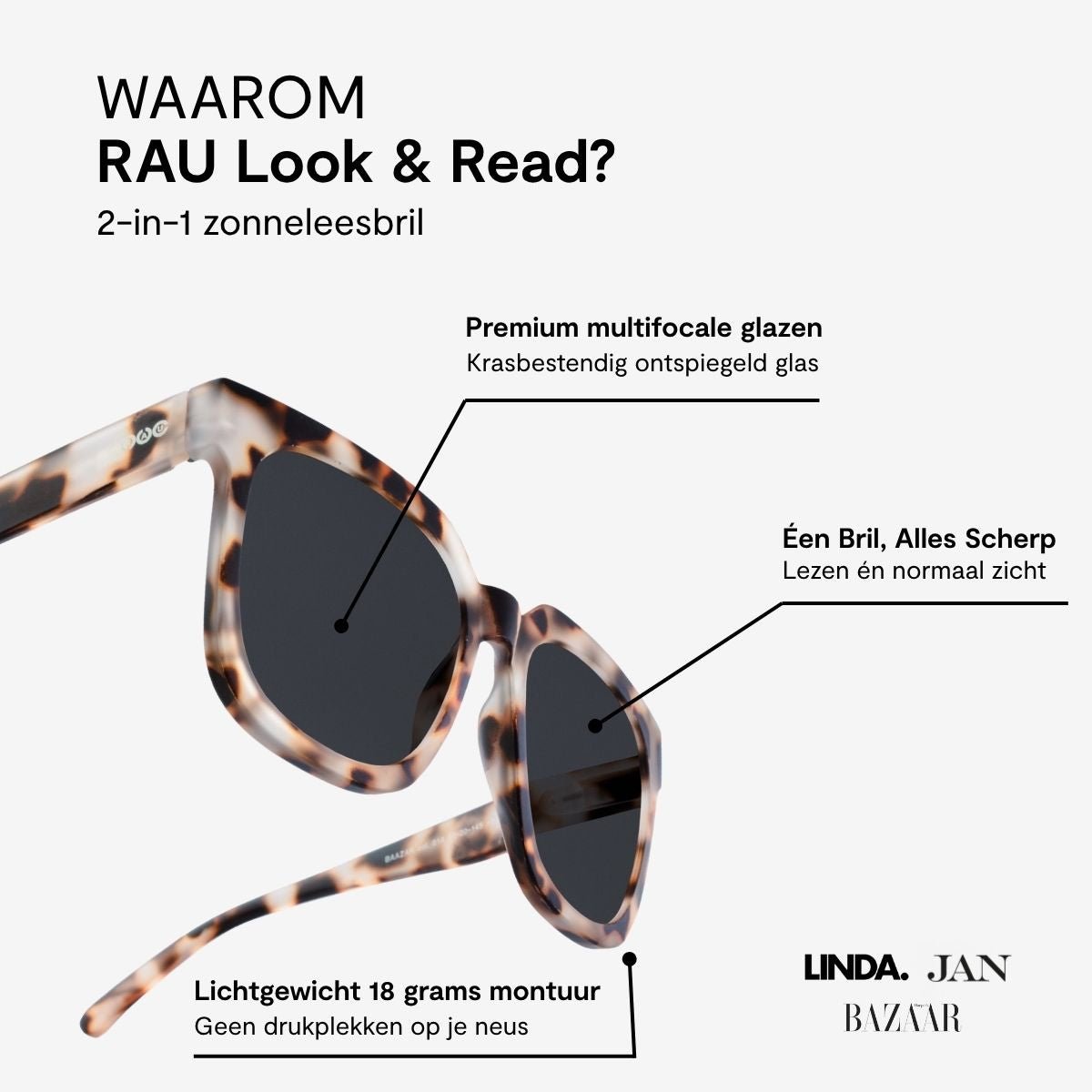 rau-readers-bazaar-multifokale-sonnenbrille-tortoise-matte image 5