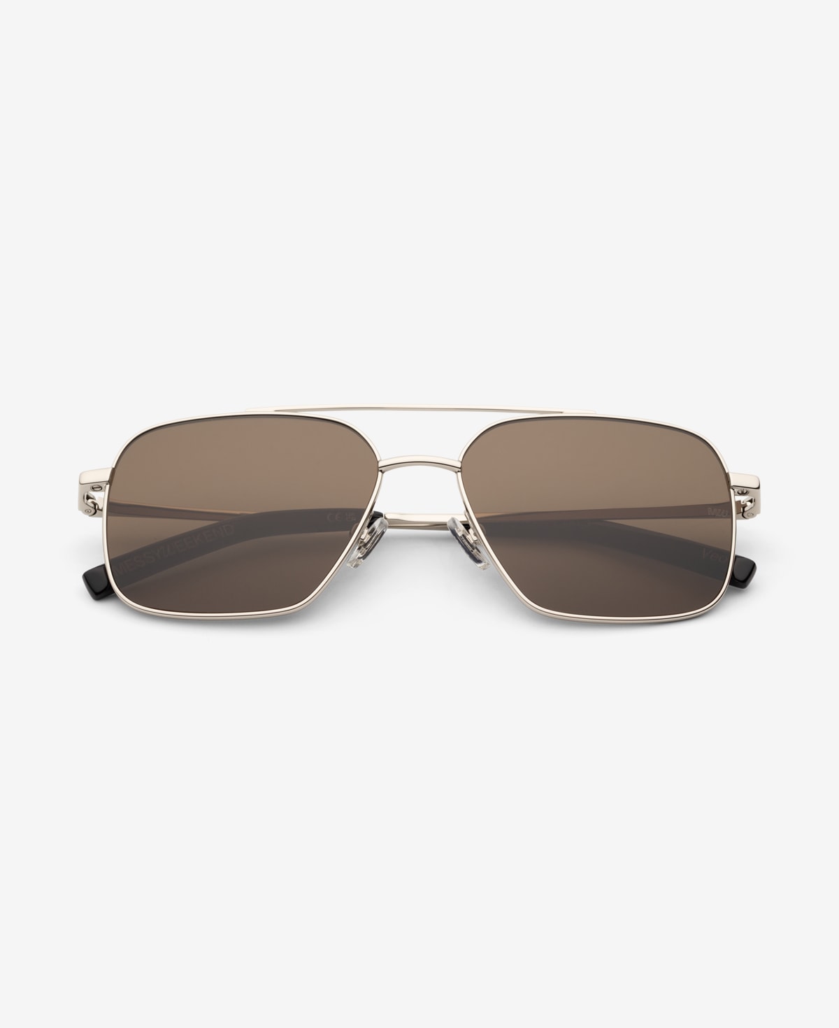 messyweekend-veo-shiny-silver-deep-khaki-sonnenbrille image 1