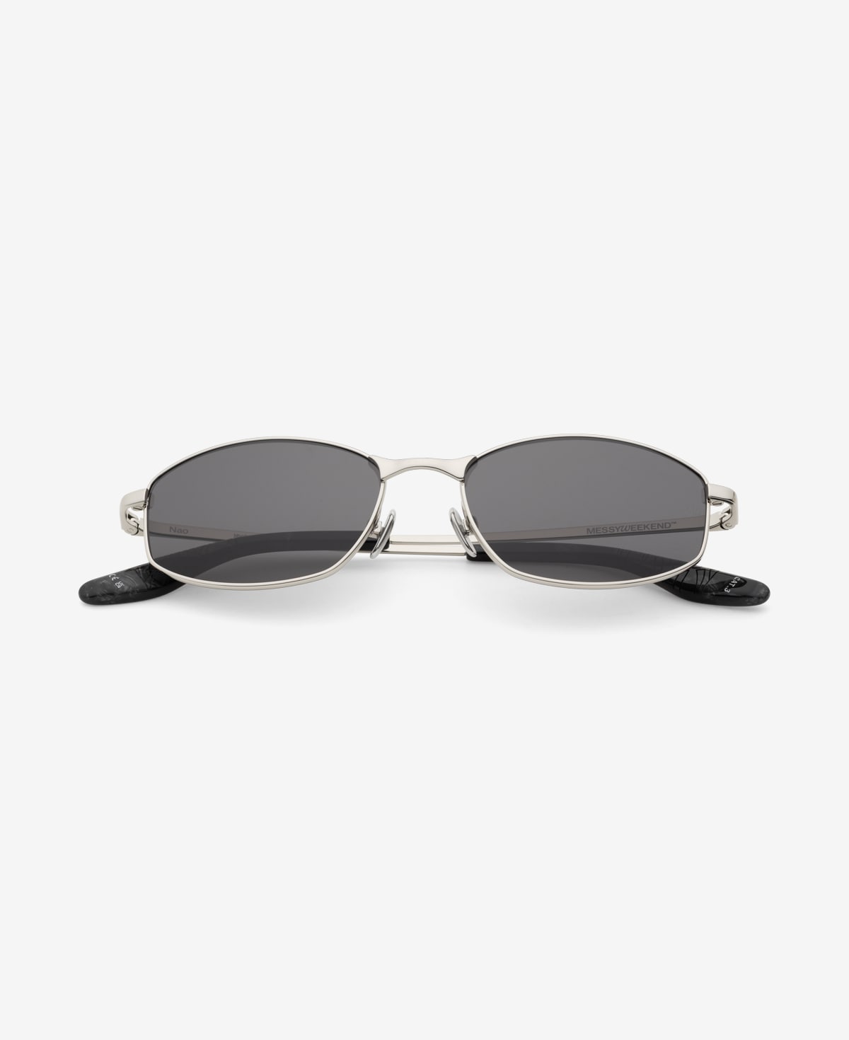 messyweekend-nao-shiny-silver-deep-grey-sonnenbrille-premium image 1