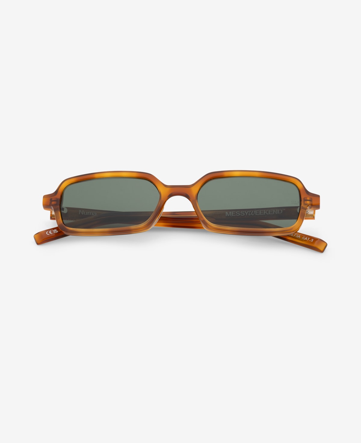 messyweekend-numa-brille-honey-havana-deep-green image 1