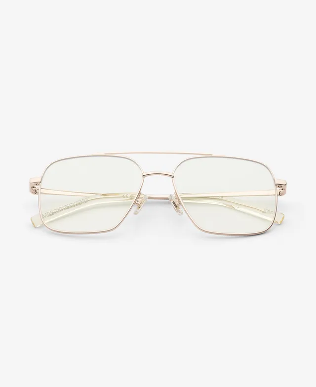 messyweekend-veo-sonnenbrille-shiny-gold-clear image 1