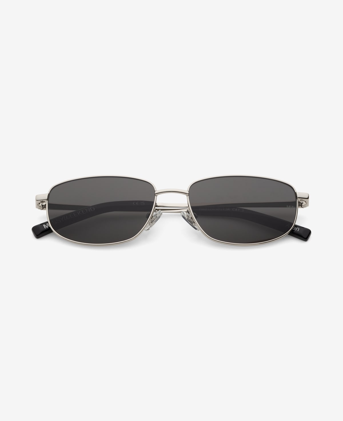messyweekend-aven-sonnenbrille-shiny-silver-deep-grey image 1
