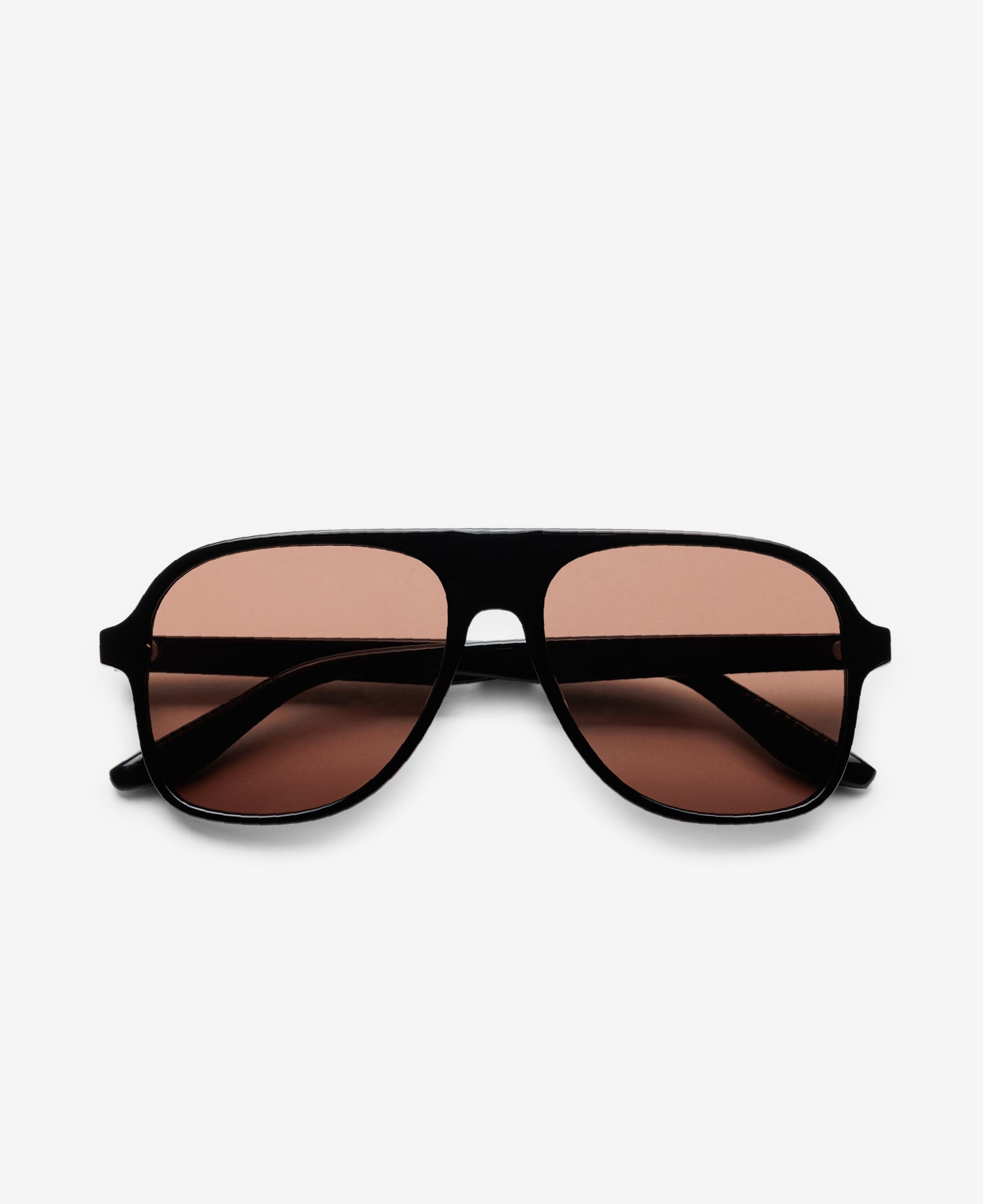 messyweekend-sonny-black-brown-sonnenbrille-aviator-oversize-premium image 2