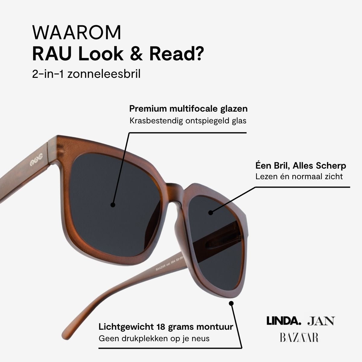 rau-readers-bazaar-multifokale-sonnenbrille-dark-brown-matte image 5