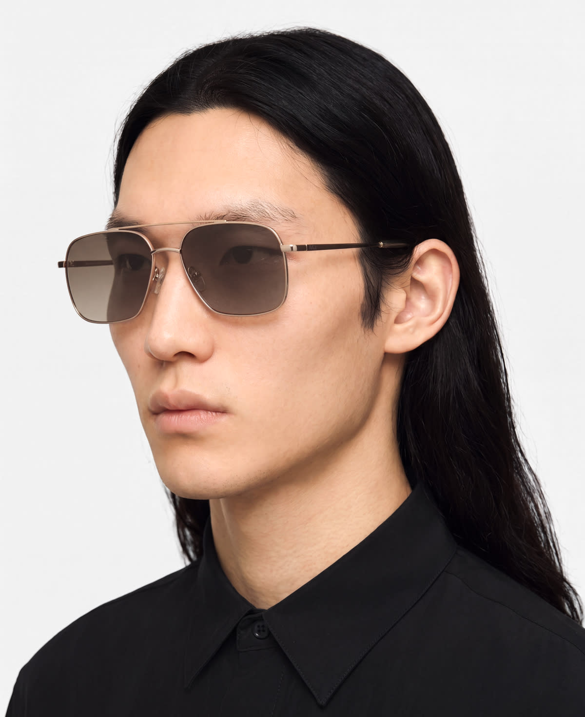 messyweekend-veo-sonnenbrille-shiny-gold-deep-brown-gradient image 3