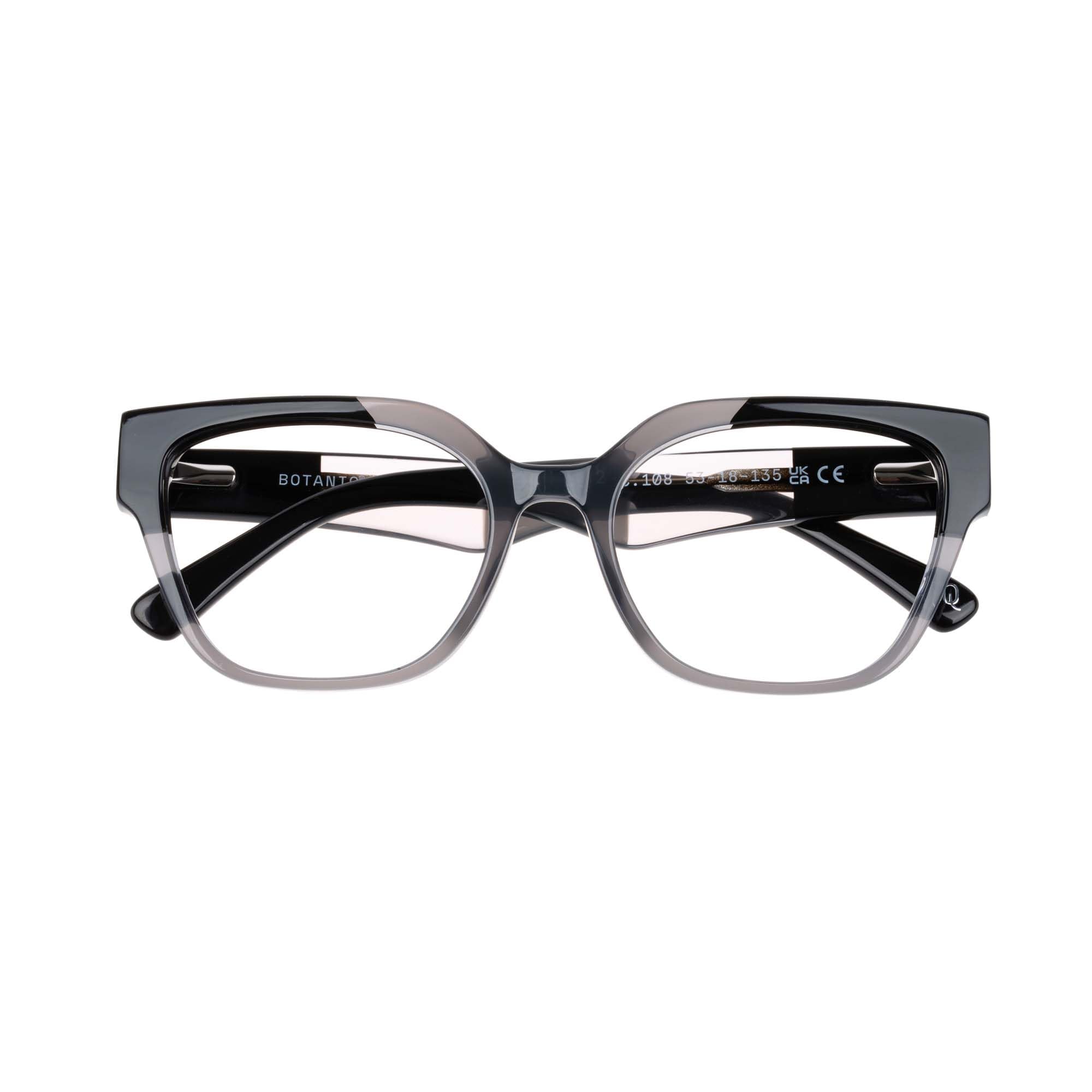 botaniq-brille-mit-sehst-rke-f-r-damen-quadratisch-acetat-grau image 2