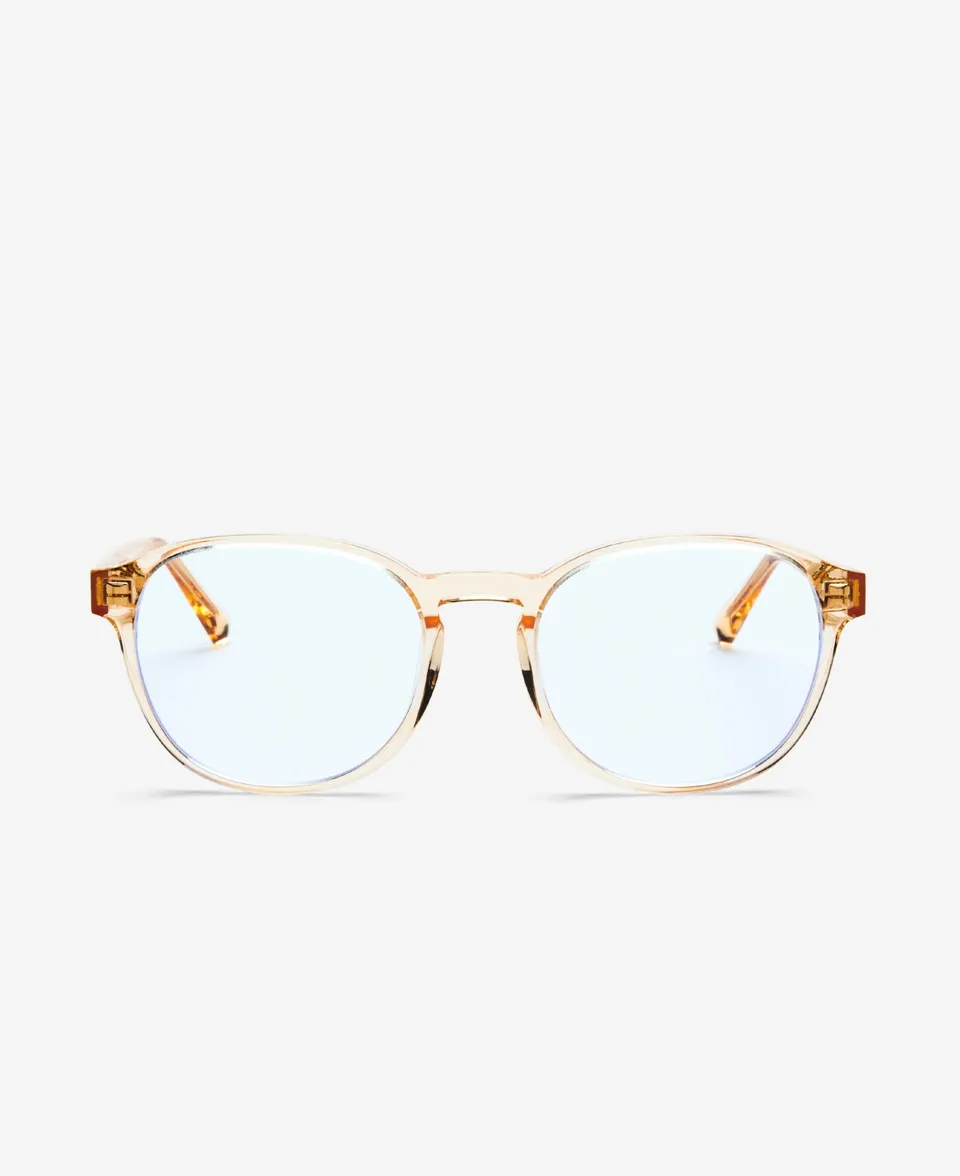 messyweekend-ryan-blaulichtbrille-champagne-clear image 1